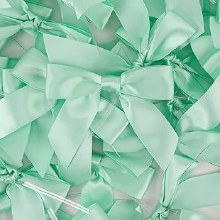 CAKEWALK  Small Bow Pastel Green 10pk