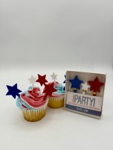 Patriotic Cake Toppers 12pk
