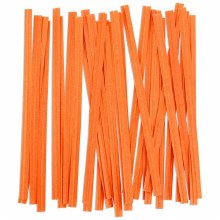 Twist Ties: Orange/100 Pkg