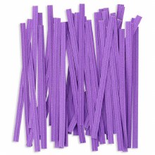 Twist Ties: Purple/100