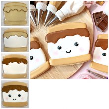 American Tradition Cookie Cutters 3.5" S'more Cookie Cutter