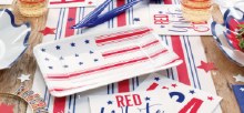 Patriotic Usa Plates