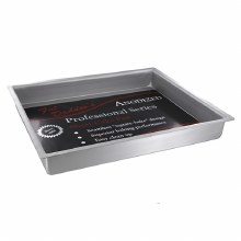 Fat Daddio's PRD-122 Round Cake Pan, 12 x 2, Anodized Aluminum, Solid