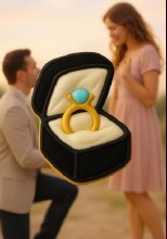 American Tradition Cookie Cutters 3.5" Engagement Ring Box