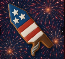 American Tradition Cookie Cutters 5" Bottle Rocket Cookie Cutter