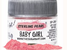 Sugar Art  Sterling Pearl Dust Baby Girl