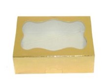 Gold Cookie Box 5ct