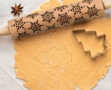 MRS. ANDERSON'S Snowflake Rolling Pin