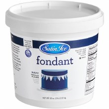 Satin Ice Navy Vanilla Fondant 2lb