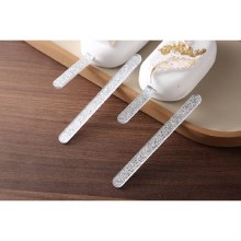 Cake Walk  Popsicle Sticks Silver Glitter