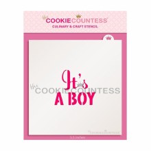 THE COOKIE COUNTESS Its A Boy Stencil