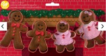 Gingerbread Family 4pc Set