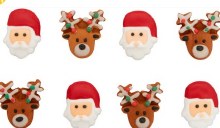 Wilton Christmas Santas