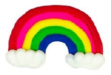 Rainbow Cookie Face 4pk