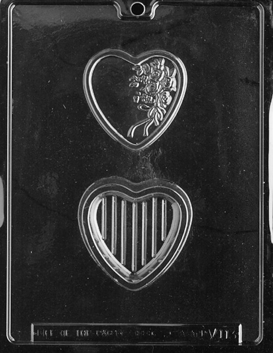 Life of the Party Heart With Bouquet Pour Box