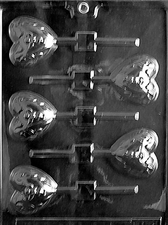 Life of the Party Heart With Cherub Lolly