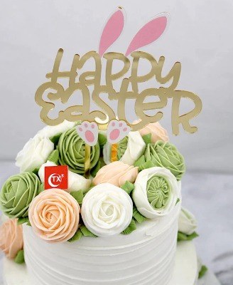 Happy Easter Cake Topper