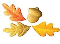 Acorns &amp; Oak Leaf Sugar 10pc