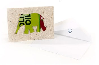 Recycled Elephant Cards
