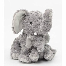 13" Elephant With Baby Plush