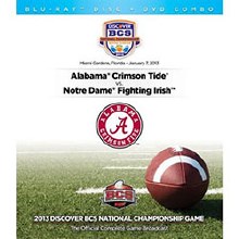 2012 BCS National Championship DVD/Blu-Ray