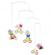Cycle Elephant Mobile