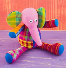 Patchwork Elephant Doll