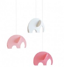 Pink Elephant Mobile