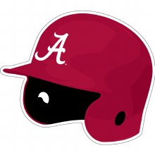 Red Batting Helmet 3"