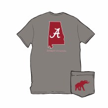State Tee As Grey