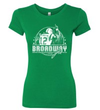 Wom. Broadway Lights Sm Green