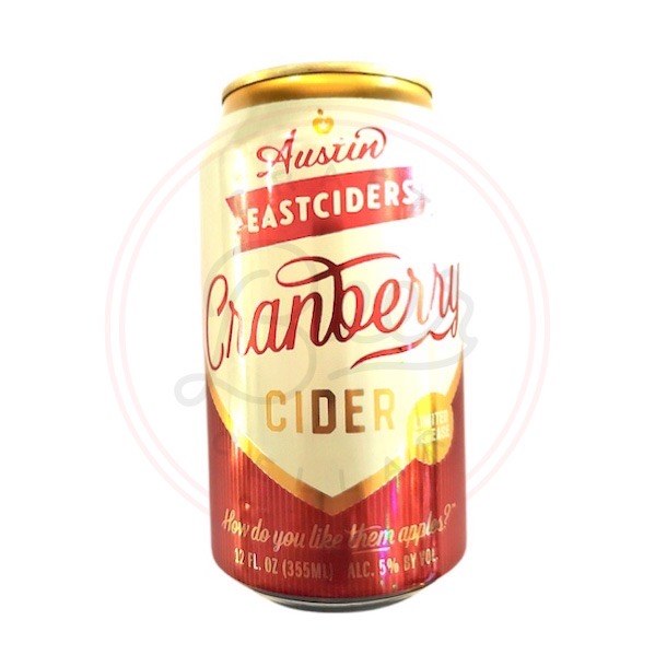 Cranberry Cider - 12oz Can