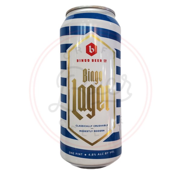 Bingo Lager - 16oz Can