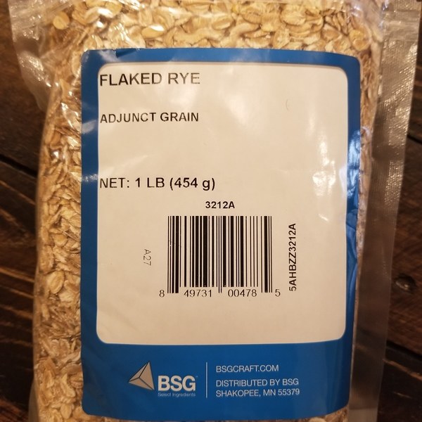 Flaked Rye - 1lb