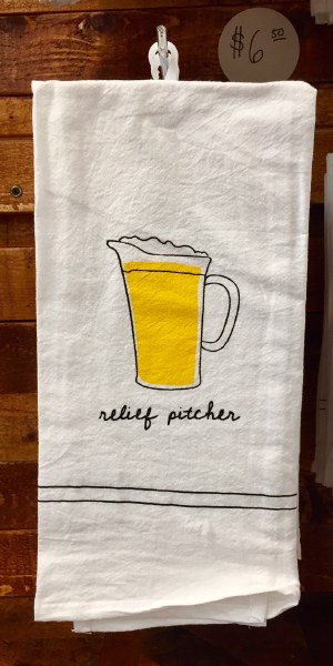Relief Pitcher Bar Towel