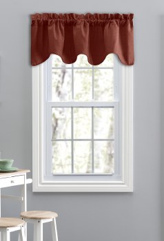 Lisa Solid Scallop Val. - Red