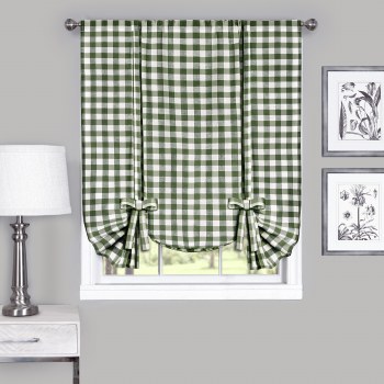 Buffalo Check Tie Up - Sage