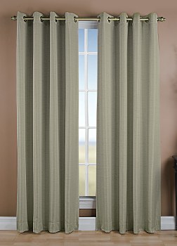 Grasscloth Grommet 63 - Silver Sage