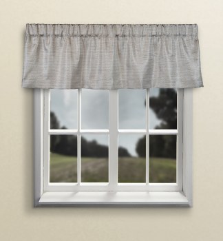 Grasscloth Valance - Ash