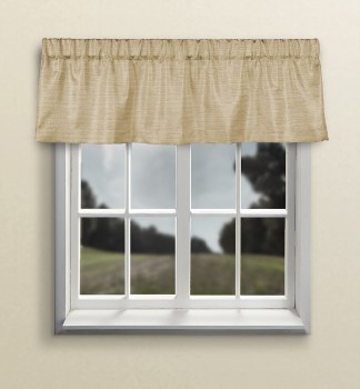 Grasscloth Valance - Linen
