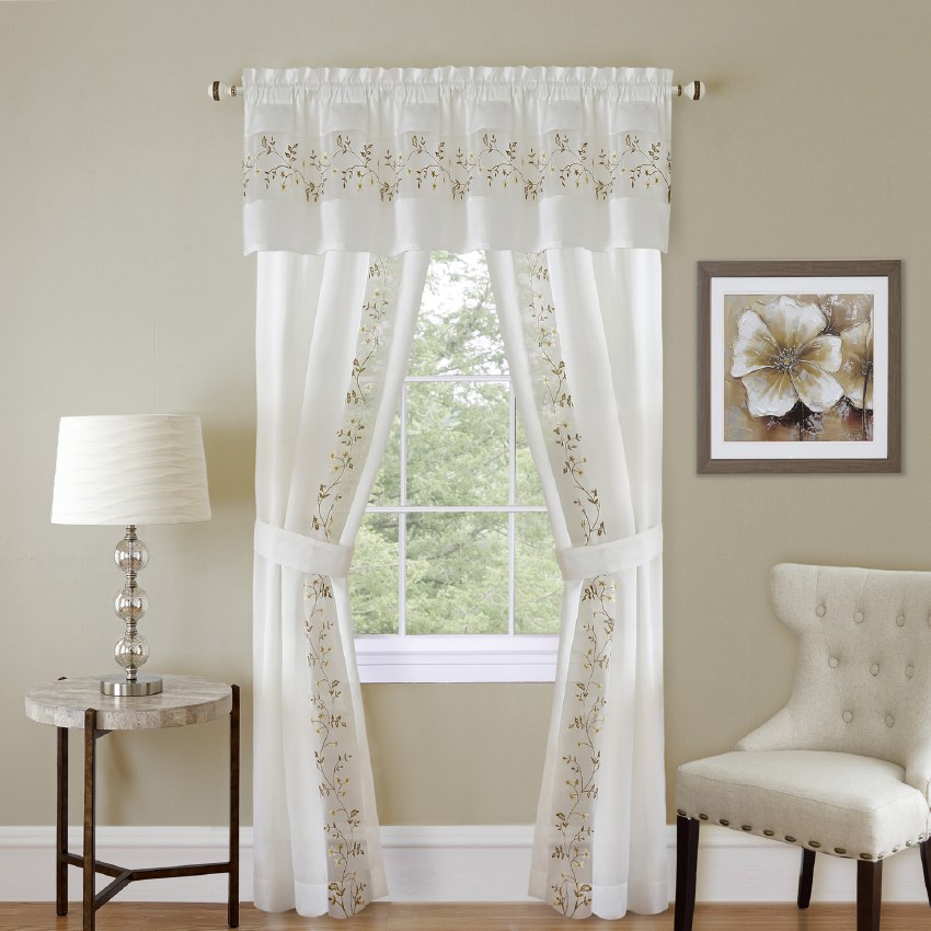 Fairfield 1574 84 White Curtain Factory Outlet