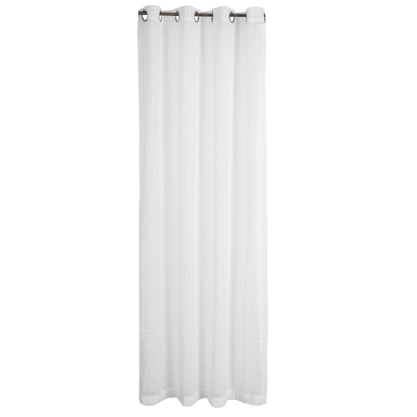Montauk Grommet 84 - White - Curtain Factory Outlet