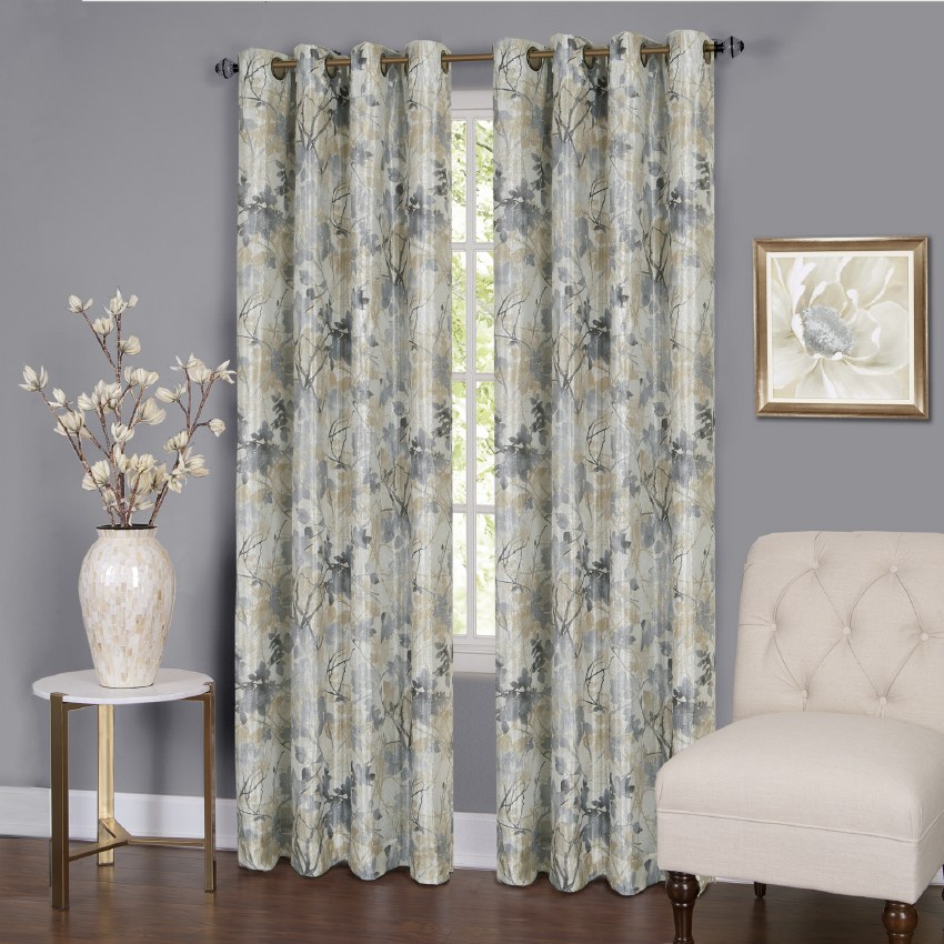 Tranquil Grommet - 84 Silver - Curtain Factory Outlet