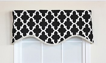 Lindy Cornice Valance Black Curtain Factory Outlet