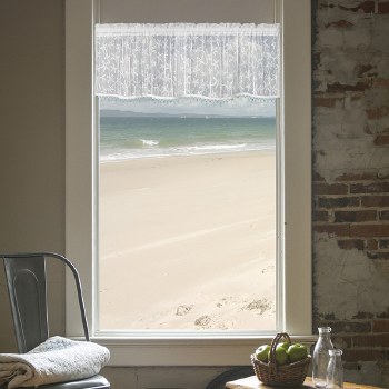 Starfish Valance W/trim White