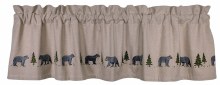 Bear Lined Valance