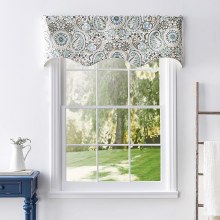 Paisley Prism Valance - Latte