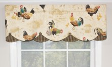 Rooster Strut Valance - Speckle