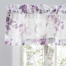 Whimsical Sheer Valance - Berry