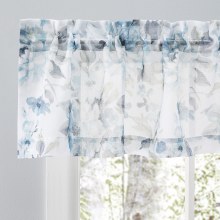 Whimsical Sheer Valance - Blue